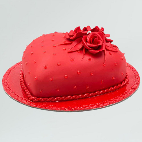 Buy Send Delight Red Heart Cake Order Now in Tasty Treat Cakes