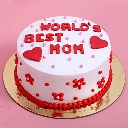 mothers day Special Worlds Best Mom Cake