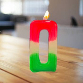 0 Number Birthday Candle