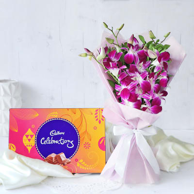 Flowers and Chocolate Combo