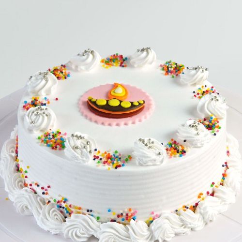 Diwali Special Vanilla Cake