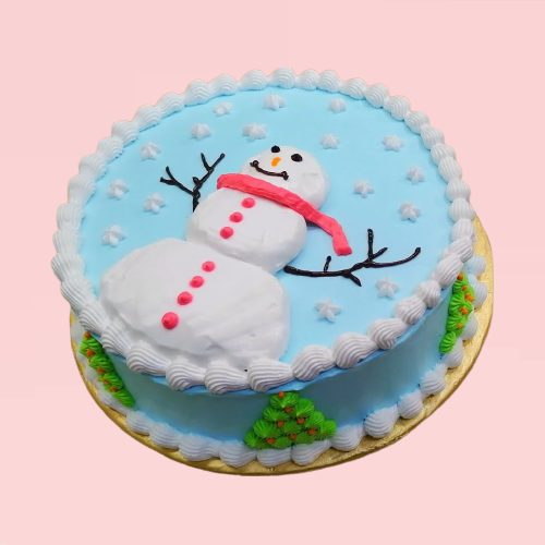 Buy Order Now online Christmas Snowman Cake Tasty Treat Cakes