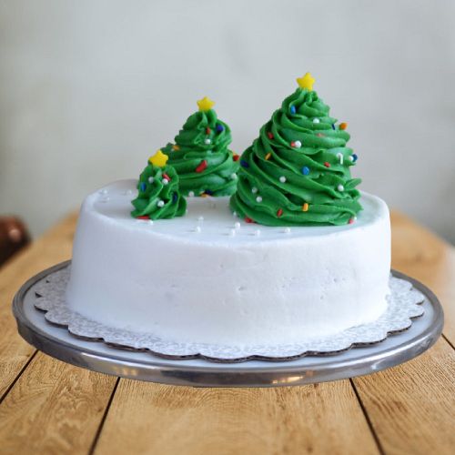 Buy Special Delicious Vanilla Christmas Tree Cake
