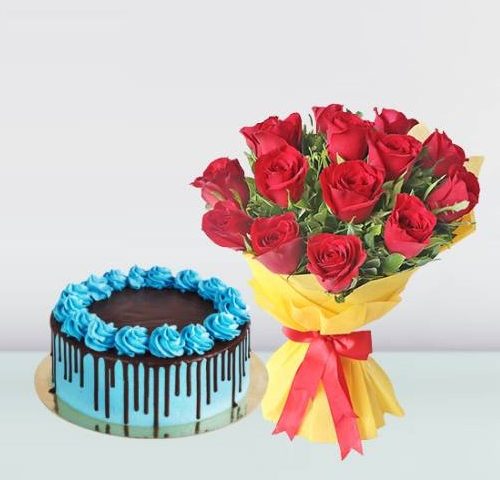 Cake and Flowers Combos