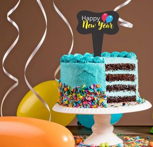 Buy Send Order Now Happy New Year Cake online in Tasty Treat Cakes