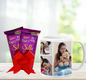 Buy Online Order Now Personalized Photo Mug With Silk Chocolate